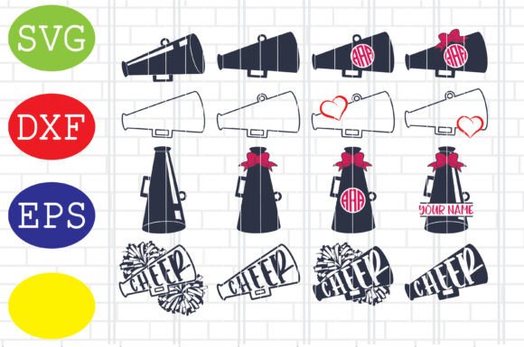 Cheer Megaphone Graphics: A Versatile Craft Asset for Bold Web Design