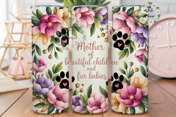 Dog Mom Floral Tumbler PNG Graphics and Crafts Review