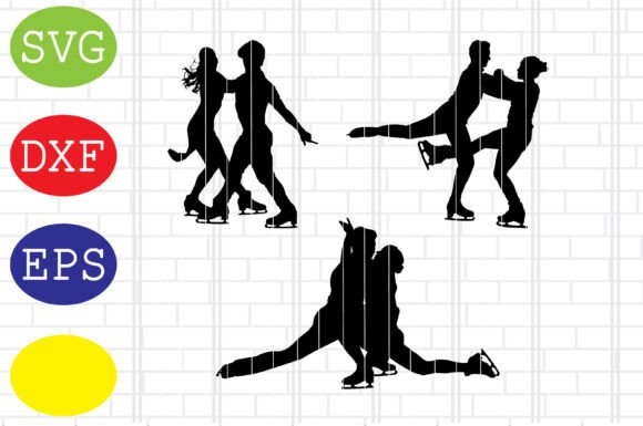 Figure Skating Couple SVG: A Versatile Graphic Design Asset for Creative Publishing