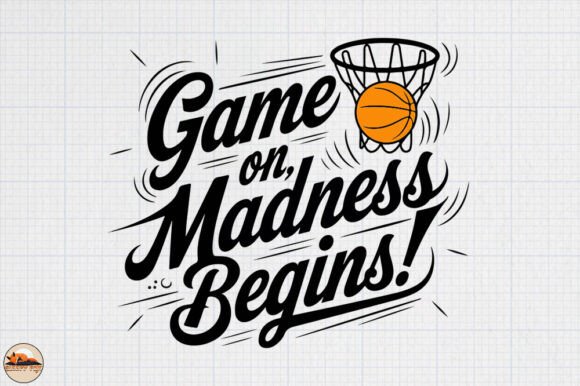 Game On Madness Begins: A Graphic Design Asset for Crafts & Graphics