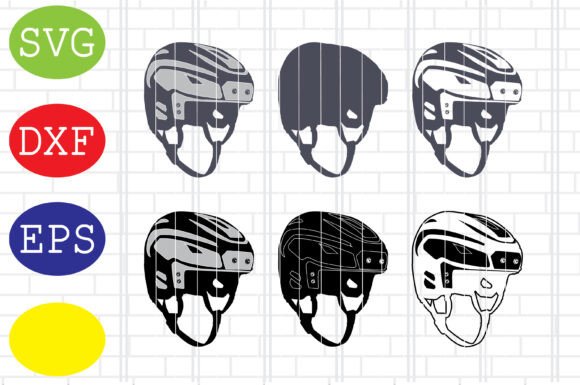 Hockey Helmet SVG: A Versatile Graphic Design Asset for Crafts and Winter-Themed Projects