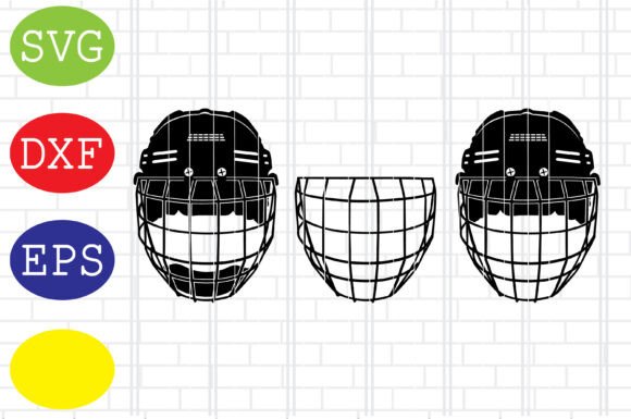 Ice Hockey Helmet Svg for Crafts and Graphics: A Designer’s Perspective