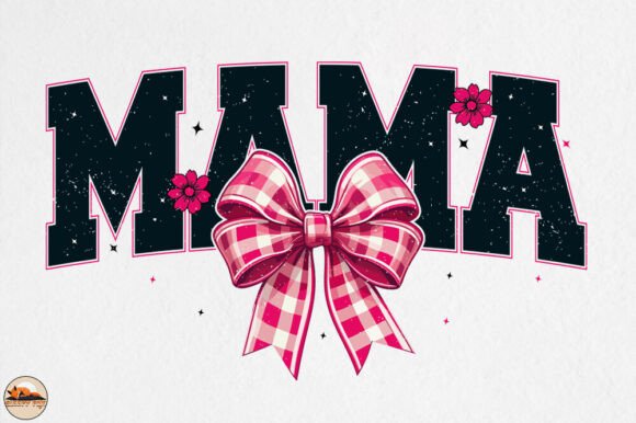 Mama Coquette Bow SVG: A Versatile Graphic Design Asset for Crafts and Branding