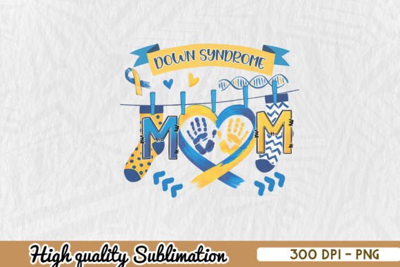 Mom Down Syndrome Day PNG: A Versatile Graphic Design Asset for Creative Publishing