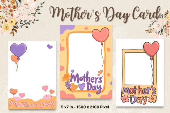 Mother's Day Card Love MOM Postcard_31 – A Versatile Graphic for Crafters