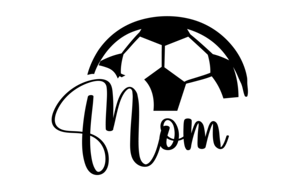 Soccer Mom Design: A Versatile Graphic Asset for Crafts and Branding