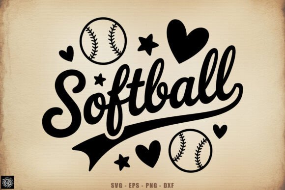 Softball Sports Lover SVG: A Versatile Graphic Design Asset for Crafts and Blogs
